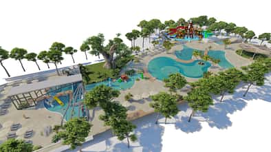 Camping de La Côte d‘Argent - Wasseranlage