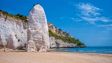 Reise Apulien Spiaggia della Scialara f