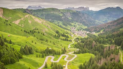  Pass-Porträt Passo Pordoi