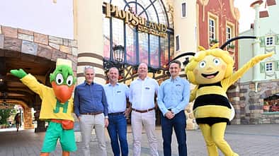 Freizeitpark, Plopsaland, Biene Maja, Freunde