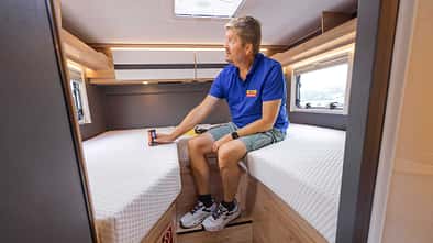 Bett, Dethleffs, Wohnmobil