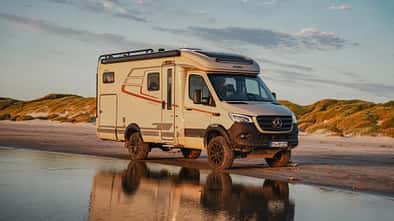 Frontansicht, Hymer, Wohnmobil