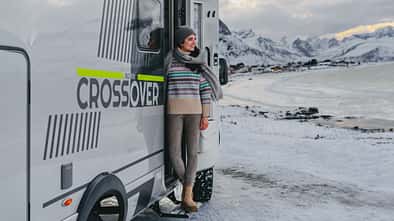 Hymer ML-T Crossover , Wohnmobil, Schnee