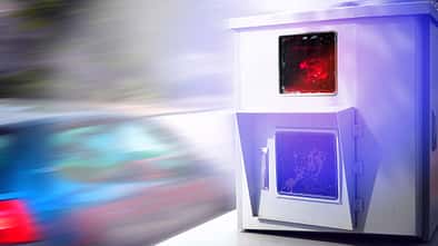 Blitzer, Frankreich, Spanien, Blau, Auto