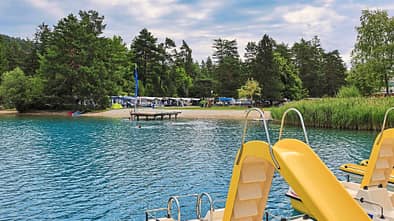 Stellplatz, Strandcamping Gruber, Badesee