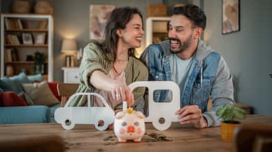 Sparen, Camping, Symbolbild