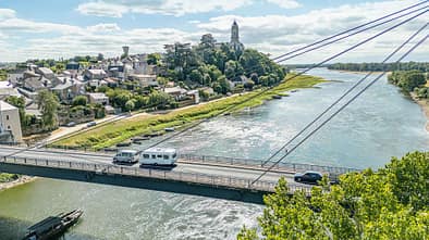 Frankreich, Westfrankreich, Pays de la Loire, Loire-Brücke, Saint-Florent-le-Vieil