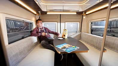 Laika Bänke, Laika Ecovip 645, Wohnmobil, Camping, Urlaub