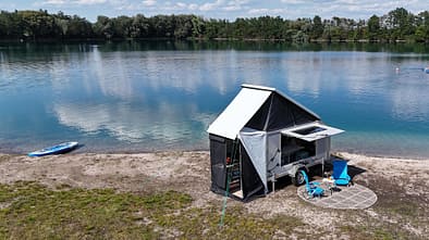 Farfalla Flip uo, Flip up, Wohnwagen, Transportwohnwagen, Aufstelldach