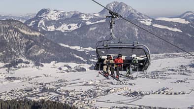 Skilift, Winter, Camping