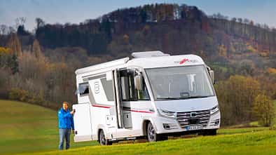 Frontansicht, Carthago Chic C-Line, Wohmobil, Camping