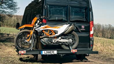 Linnepe Slideport Black Edition. Heckträger, Hecklastenträger für  Campingbusse