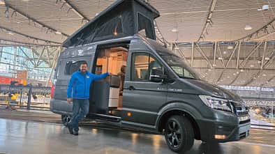 Messehalle, CMT 2026, Campingbus, Redakteur