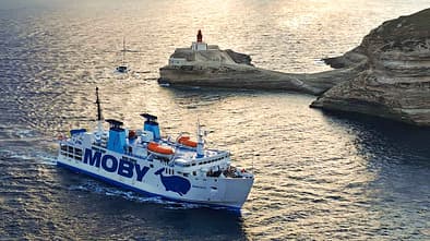 Fähre, Sardinien, Korsika, Moby-Lines