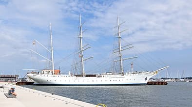 Schiff, Stellplatz, Camping, Stralsund, Ostsee