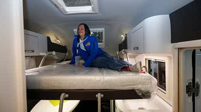 Bett, Wingamm Oasi 640, Wohnmobil, Premiere, Camping, CMT 2026