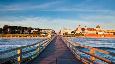 Steg, Rügen, Ostsee, Camping, Strand