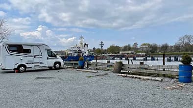 Kiel, Stellplatz, Wohnmobil, Kanal