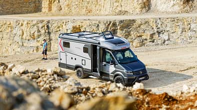 Außenansicht, Dethleffs Globebus Performance 4x4 T 46, Offroad, Wohnmobil, Allrad