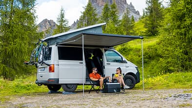 Fiamma F43Van Markise für kompakte Campingbusse mit Aufstelldach