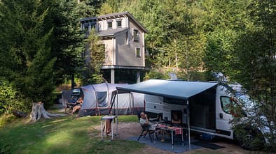 Stellplatz, Camping Langenwald, Schwarzwald, Naturcamping