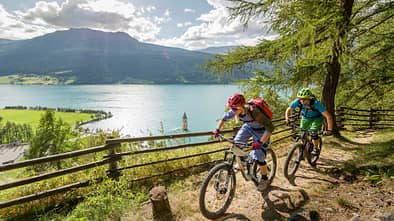 See, Südtirol, Italien, Vinschgau, Alpen