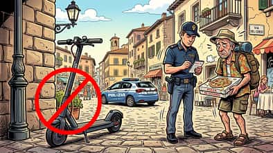 E-Roller konfisziert in Italien