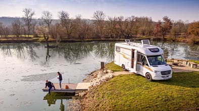 Außenansicht 1, Malibu T 450 RB-LE Lightweight, Leichtbau, Teilintegriert, Wohnmobil
