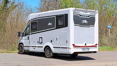 Laika Ecovip Titanio L 2009, Test, Reisemobil, Hinten