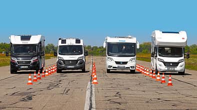Wohnmobil Fahrdynamik-Test 