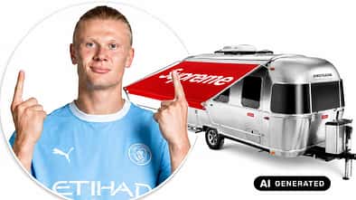 Erling Haaland und Airstream Supreme