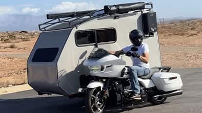 Sidewinder Pygmy Beiwagen Camper für Motorräder