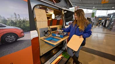 Flowcamper Frieda Nova (2025) Aussendusche f