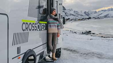 Hymer ML-T Crossover , Wohnmobil, Schnee
