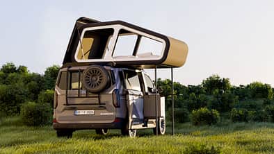 Dachzelt, Campingbus, Freescape, Rhön Camp, Camping, Dachzelt