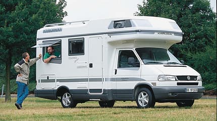 Gebrauchtcheck, Karmann Colorado, VW T4, Alkoven Karmann Edition mit silberfarbenem Dekor und mehr Ausstattung