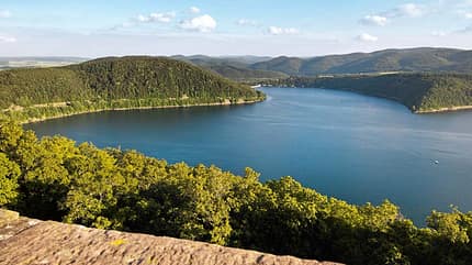 Wandern, Hessen, Edersee, Waldecker Land Edersee Landschaft
