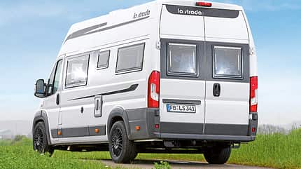 La Strada, Avanti, Fiat Ducato, Doppelboden, Hubbett, Heckbett La Strada Avanti optional mit 18-Zoll-Rädern