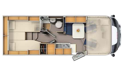 Dethleffs Globebus I Supercheck Dethleffs Globebus I Grundriss