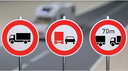 Verkehrsregeln Schilder
