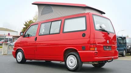 Gebrauchtcheck, VW T4 California, zu tiefer Vorderwagen, Drehstabfedern, Normalniveau Der zu tief liegende Vorderwagen sollte sich auf Normalniveau bringen lassen.