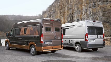 Vergleich, Reisemobil, edel, günstig Vegleich der beiden Fahrzeuge