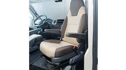 Vergleichstest, Sitz, Fahrersitz, Pilotensitz, Rückenschmerzen Pilotensitz Fiat Ducato Original