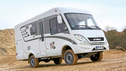 Allrad-Mobile, Abenteuer Allrad, Hymer ML-I 540, Iglhaut Fahrwerk Der Hymer ML-I 540 mit Iglhaut Fahrwerk verbindet gewohnten Reisemobil-Komfort mit moderater Offroadtauglichkeit.