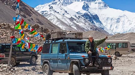 Mobile Menschen, Das muss Liebe sein, Gunther und Christine Holtorf, Basislager, Mount Everest, Weltrekord Otto auf dem Dach der Welt, im Basislager des Mount Everest.