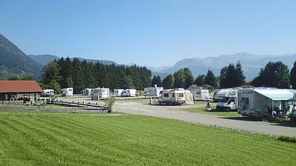 Mobil-Tour, Reise, Winter, Deutschland, Alpen, Allgäu, Bad Hindelang Stellplatz Blaichach