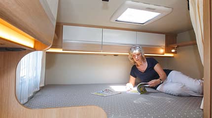 Supercheck, Sunlight, Fiat Ducato, Teilintegrierter, Querbett Querbett im Sunlight T 60