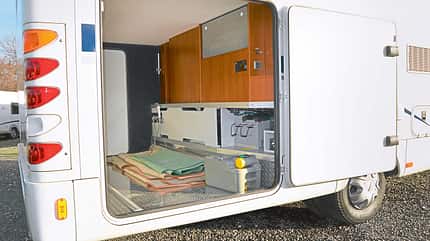 Gebrauchtcheck, Concorde Charisma, Garage, Doppelboden Alle Grundrisse haben eine große Garage und einen Doppelboden.