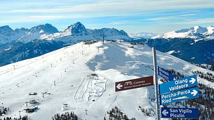 Mobil-Tour, Südtirol und Trentino, Im Herz der Dolomiten, Kronplatz, Skigebiet, Südtirol Der Kronplatz ist eines der schönsten Skigebiete Südtirols.
