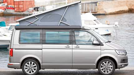 Vergleichstest, Mercedes, Marco Polo, VW, California, Kompakte VW California Seitenansicht